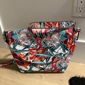 Guess Vibrant Floral Crossbody Bag